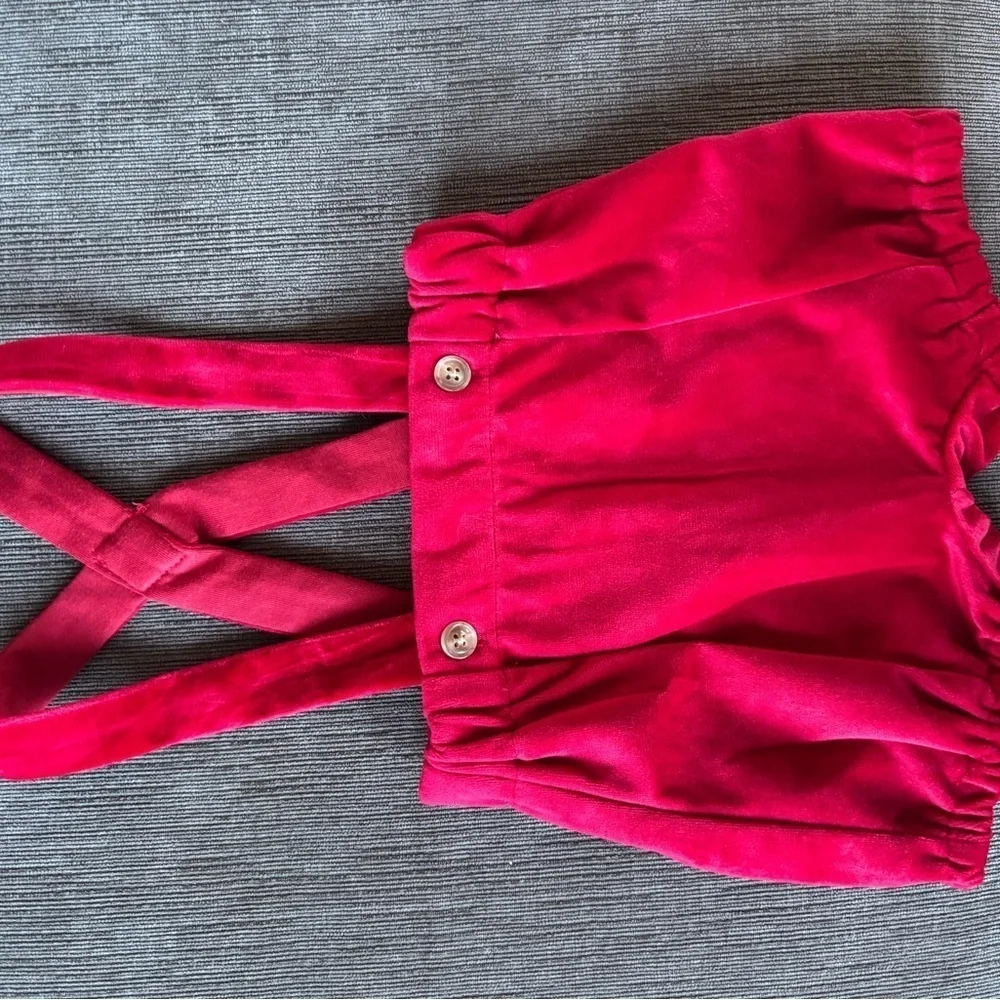 NWT Edgehill Collection Baby Boy Long Sleeve toy soldier Velvet Shortall Set